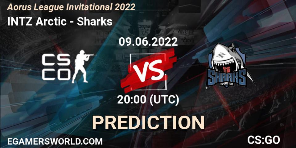 INTZ Arctic - Sharks: ennuste. 09.06.2022 at 20:00, Counter-Strike (CS2), Aorus League Invitational 2022