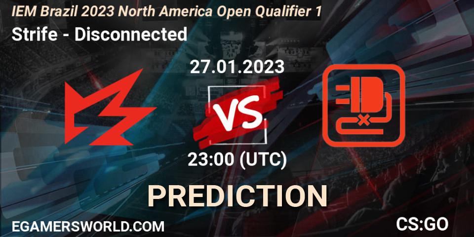 Strife - Disconnected: ennuste. 27.01.23, CS2 (CS:GO), IEM Brazil Rio 2023 North America Open Qualifier 1