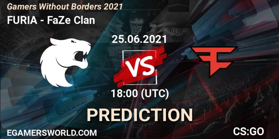 FURIA - FaZe Clan: ennuste. 25.06.2021 at 18:00, Counter-Strike (CS2), Gamers Without Borders 2021