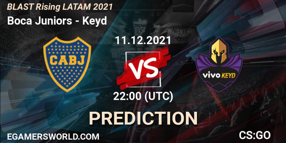 Boca Juniors - Keyd: ennuste. 11.12.2021 at 17:00, Counter-Strike (CS2), BLAST Rising LATAM 2021