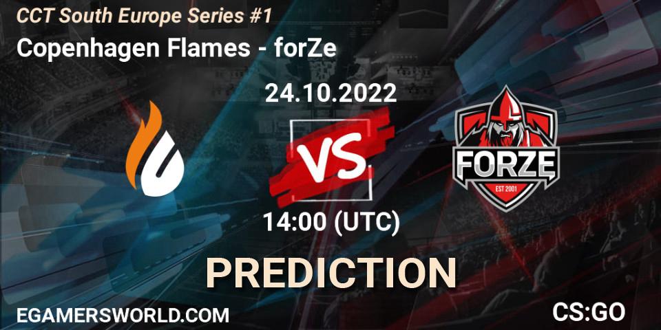 Copenhagen Flames - forZe: ennuste. 24.10.22, CS2 (CS:GO), CCT South Europe Series #1