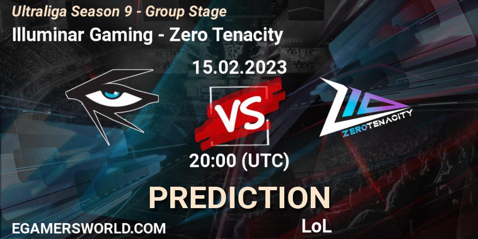 Illuminar Gaming - Zero Tenacity: ennuste. 21.02.23, LoL, Ultraliga Season 9 - Group Stage
