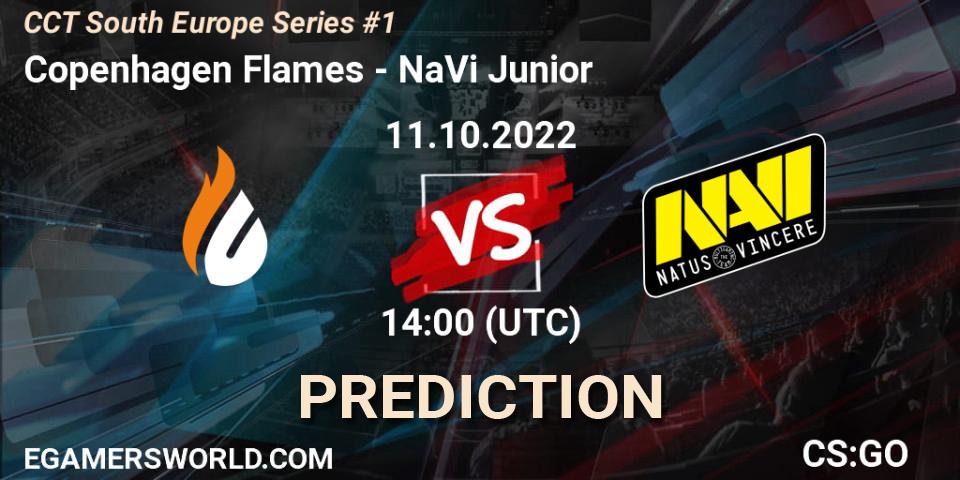 Copenhagen Flames - NaVi Junior: ennuste. 11.10.2022 at 14:10, Counter-Strike (CS2), CCT South Europe Series #1
