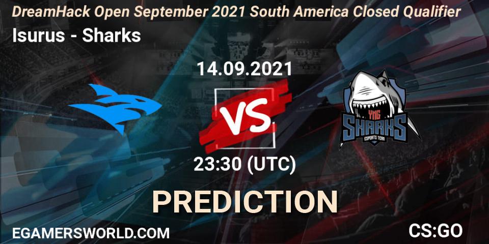 Isurus - Sharks: ennuste. 15.09.2021 at 00:20, Counter-Strike (CS2), DreamHack Open September 2021 South America Closed Qualifier