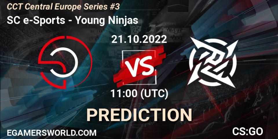 SC e-Sports - Young Ninjas: ennuste. 21.10.2022 at 11:55, Counter-Strike (CS2), CCT Central Europe Series #3