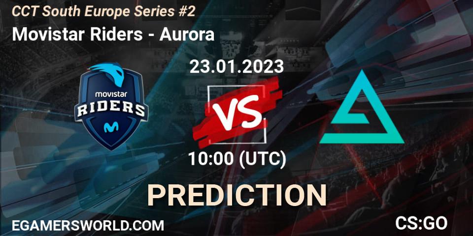Movistar Riders - Aurora: ennuste. 23.01.2023 at 10:00, Counter-Strike (CS2), CCT South Europe Series #2