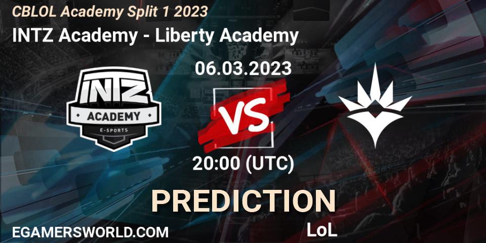 INTZ Academy - Liberty Academy: ennuste. 06.03.2023 at 20:00, LoL, CBLOL Academy Split 1 2023
