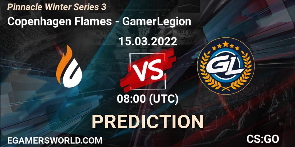 Copenhagen Flames - GamerLegion: ennuste. 15.03.22, CS2 (CS:GO), Pinnacle Winter Series 3