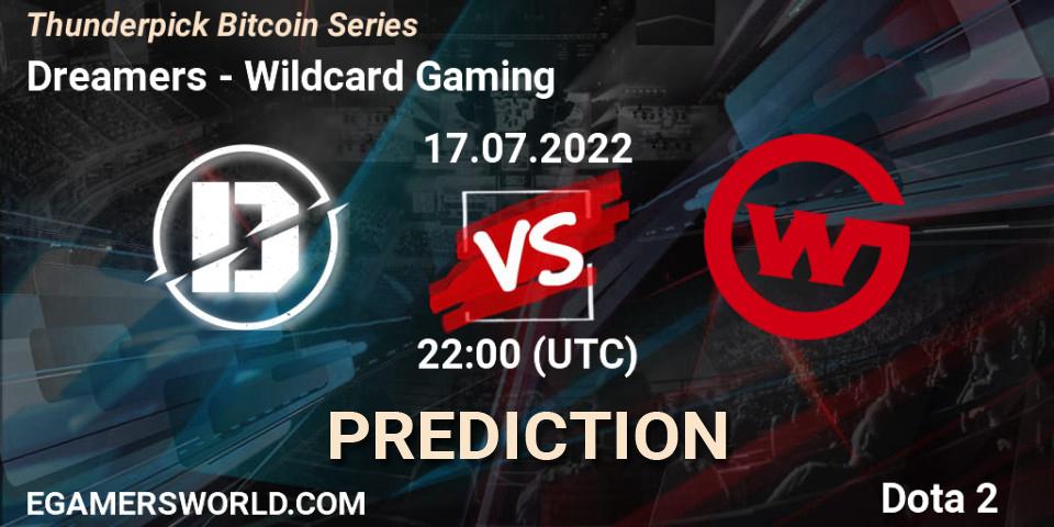 Dreamers - Wildcard Gaming: ennuste. 17.07.22, Dota 2, Thunderpick Bitcoin Series