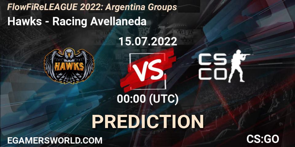 Hawks - Racing Avellaneda: ennuste. 14.07.22, CS2 (CS:GO), FlowFiReLEAGUE 2022: Argentina Groups