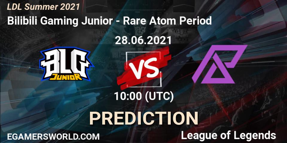 Bilibili Gaming Junior - Rare Atom Period: ennuste. 28.06.2021 at 11:30, LoL, LDL Summer 2021