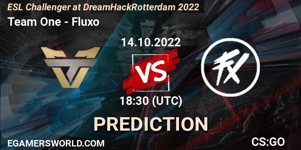 Team One - Fluxo: ennuste. 14.10.22, CS2 (CS:GO), ESL Challenger at DreamHack Rotterdam 2022