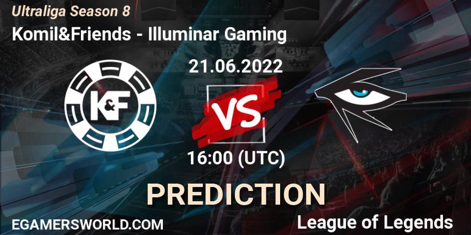 Komil&Friends - Illuminar Gaming: ennuste. 21.06.2022 at 16:00, LoL, Ultraliga Season 8