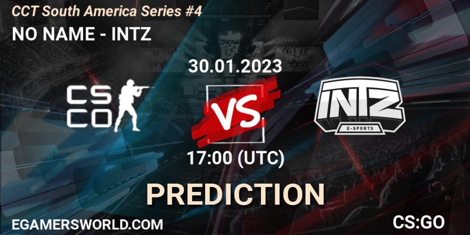 NO NAME - INTZ: ennuste. 30.01.23, CS2 (CS:GO), CCT South America Series #4