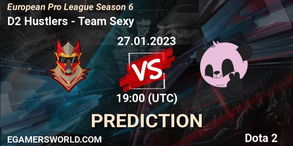 D2 Hustlers - Team Sexy: ennuste. 27.01.23, Dota 2, European Pro League Season 6