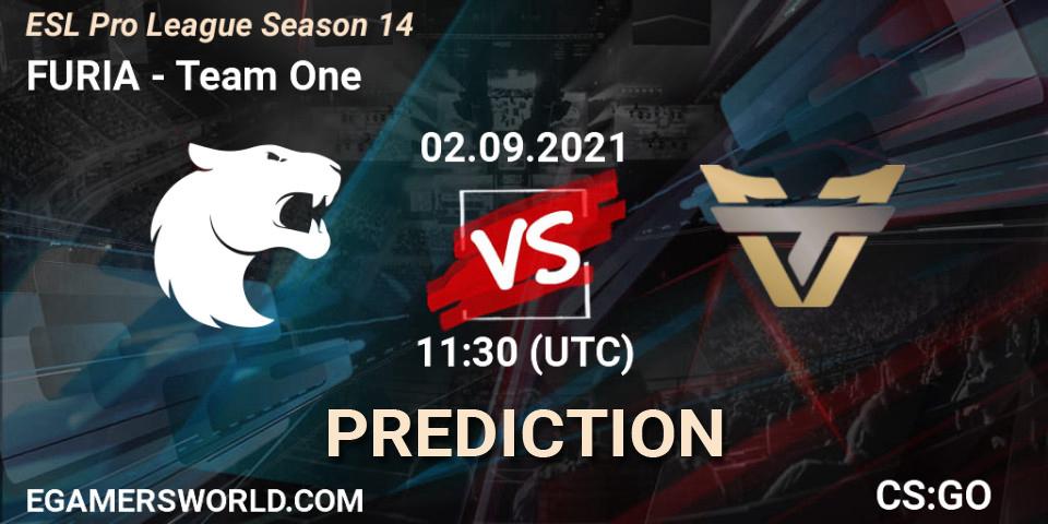 FURIA - Team One: ennuste. 02.09.21, CS2 (CS:GO), ESL Pro League Season 14