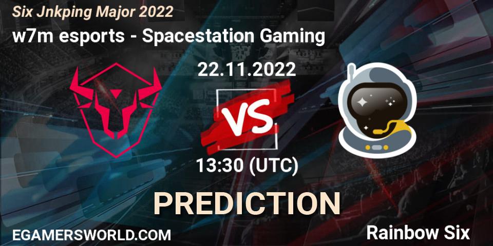 w7m esports - Spacestation Gaming: ennuste. 23.11.2022 at 13:30, Rainbow Six, Six Jönköping Major 2022