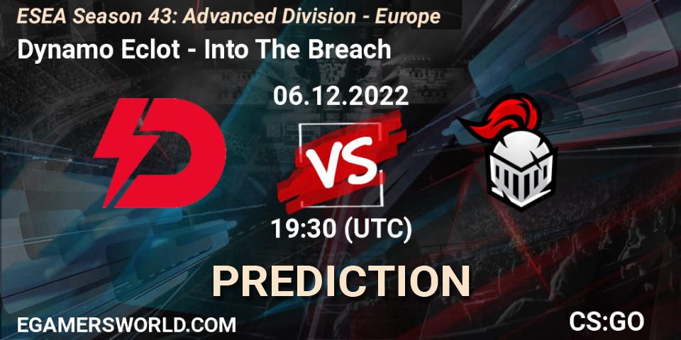 Dynamo Eclot - Into The Breach: ennuste. 07.12.22, CS2 (CS:GO), ESEA Season 43: Advanced Division - Europe