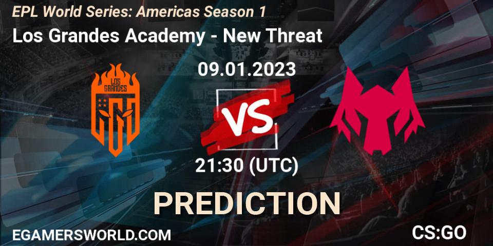 Los Grandes Academy - New Threat: ennuste. 09.01.23, CS2 (CS:GO), EPL World Series: Americas Season 1
