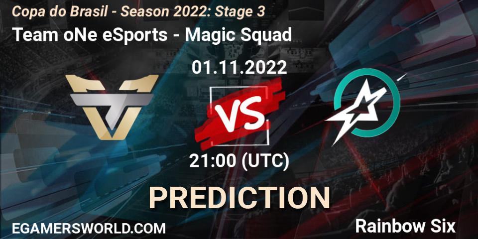 Team oNe eSports - Magic Squad: ennuste. 01.11.2022 at 21:00, Rainbow Six, Copa do Brasil - Season 2022: Stage 3