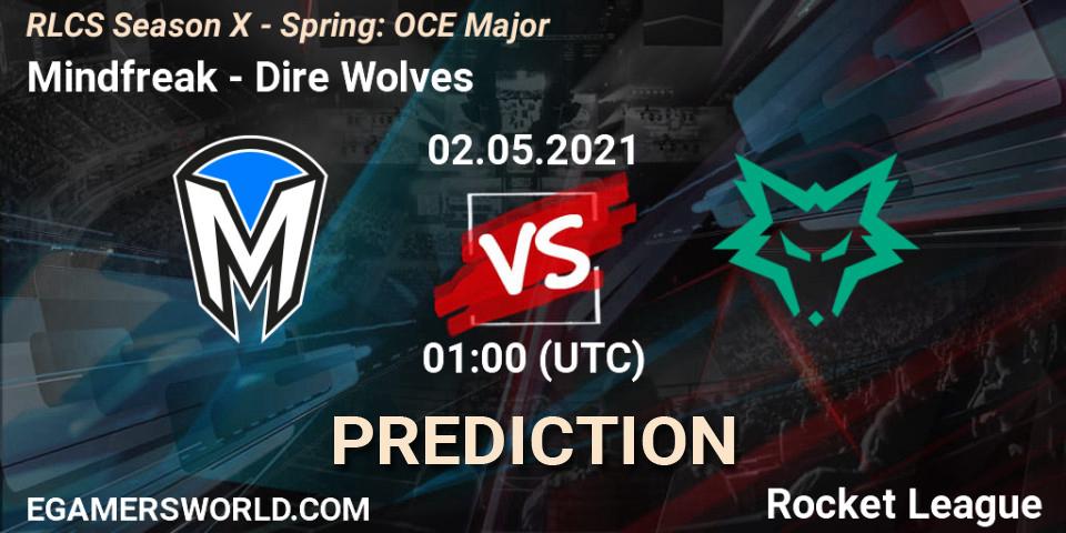 Mindfreak - Dire Wolves: ennuste. 02.05.2021 at 00:45, Rocket League, RLCS Season X - Spring: OCE Major