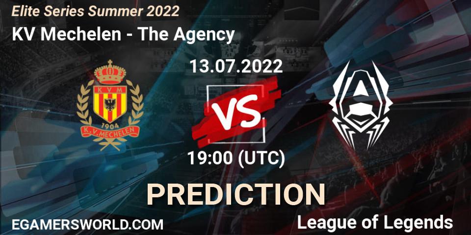 KV Mechelen - The Agency: ennuste. 13.07.2022 at 19:00, LoL, Elite Series Summer 2022