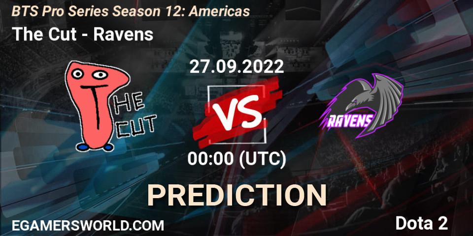 The Cut - Ravens: ennuste. 27.09.2022 at 00:20, Dota 2, BTS Pro Series Season 12: Americas