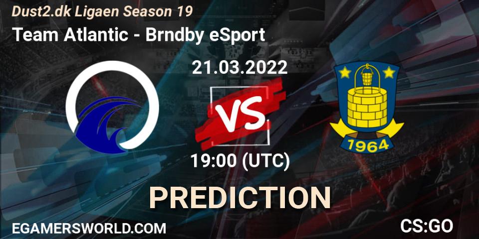 Team Atlantic - Brøndby eSport: ennuste. 21.03.2022 at 19:00, Counter-Strike (CS2), Dust2.dk Ligaen Season 19