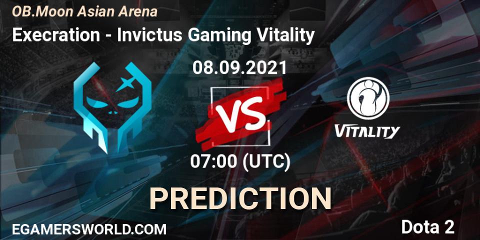 Execration - Invictus Gaming Vitality: ennuste. 08.09.2021 at 07:26, Dota 2, OB.Moon Asian Arena
