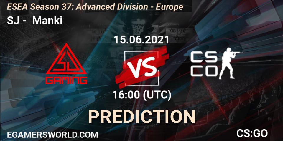 SJ - Manki: ennuste. 15.06.2021 at 16:00, Counter-Strike (CS2), ESEA Season 37: Advanced Division - Europe
