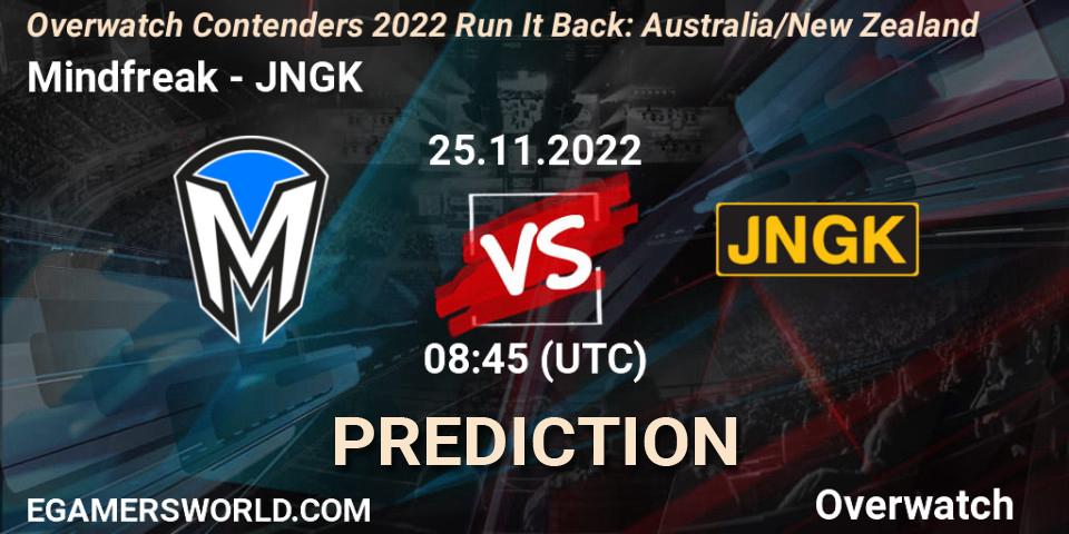 Mindfreak - JNGK: ennuste. 25.11.22, Overwatch, Overwatch Contenders 2022 - Australia/New Zealand - November
