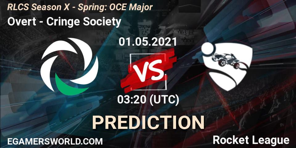 Overt - Cringe Society: ennuste. 01.05.2021 at 03:10, Rocket League, RLCS Season X - Spring: OCE Major