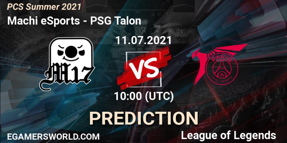 Machi eSports - PSG Talon: ennuste. 11.07.2021 at 10:30, LoL, PCS Summer 2021