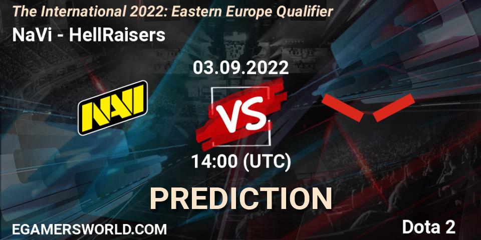 NaVi - HellRaisers: ennuste. 03.09.22, Dota 2, The International 2022: Eastern Europe Qualifier