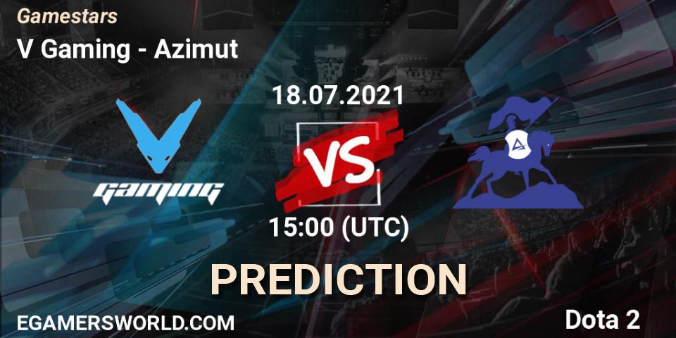V Gaming - Azimut: ennuste. 18.07.2021 at 14:55, Dota 2, Gamestars