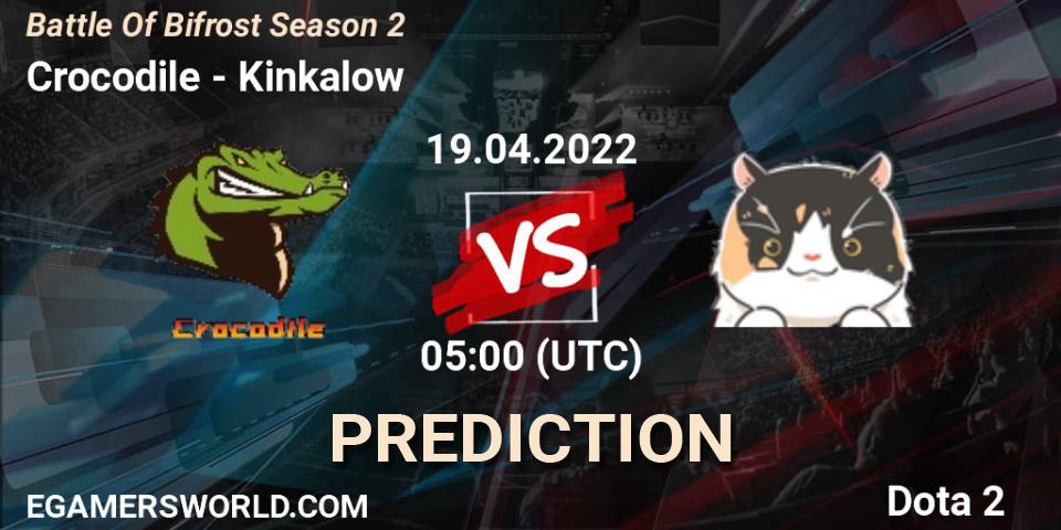 Crocodile - Kinkalow: ennuste. 19.04.2022 at 05:19, Dota 2, Battle Of Bifrost Season 2