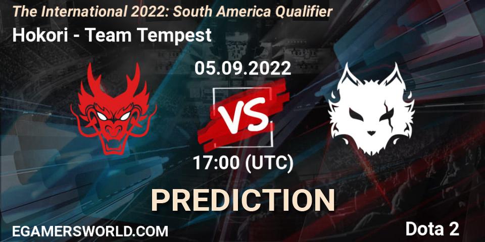 Hokori - Team Tempest: ennuste. 05.09.22, Dota 2, The International 2022: South America Qualifier