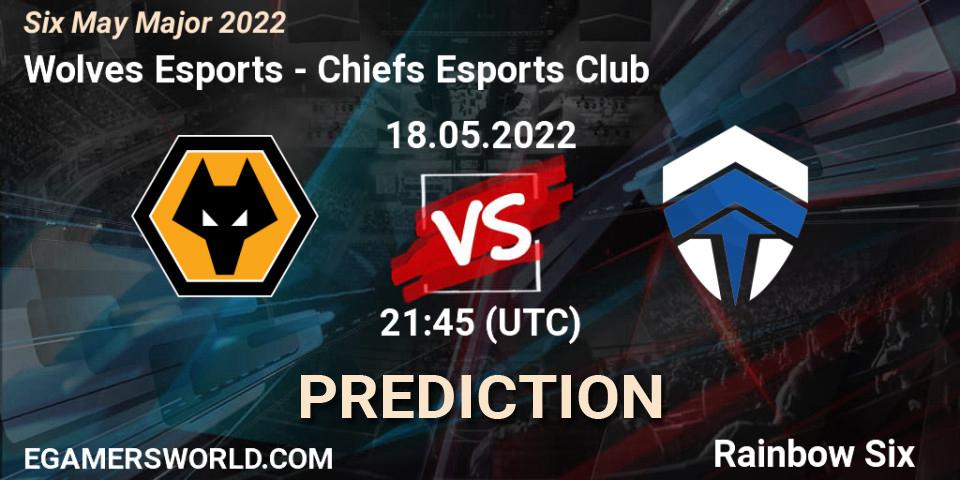 Wolves Esports - Chiefs Esports Club: ennuste. 18.05.2022 at 21:45, Rainbow Six, Six Charlotte Major 2022