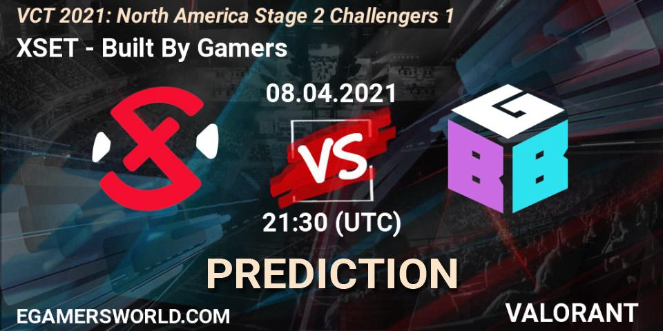 XSET - Built By Gamers: ennuste. 08.04.2021 at 21:45, VALORANT, VCT 2021: North America Stage 2 Challengers 1