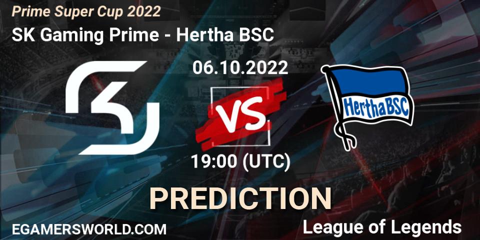SK Gaming Prime - Hertha BSC: ennuste. 06.10.2022 at 19:00, LoL, Prime Super Cup 2022