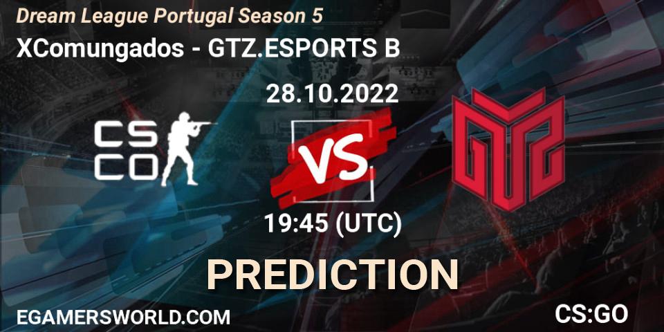 XComungados - GTZ Bulls Esports: ennuste. 28.10.22, CS2 (CS:GO), Dream League Portugal Season 5