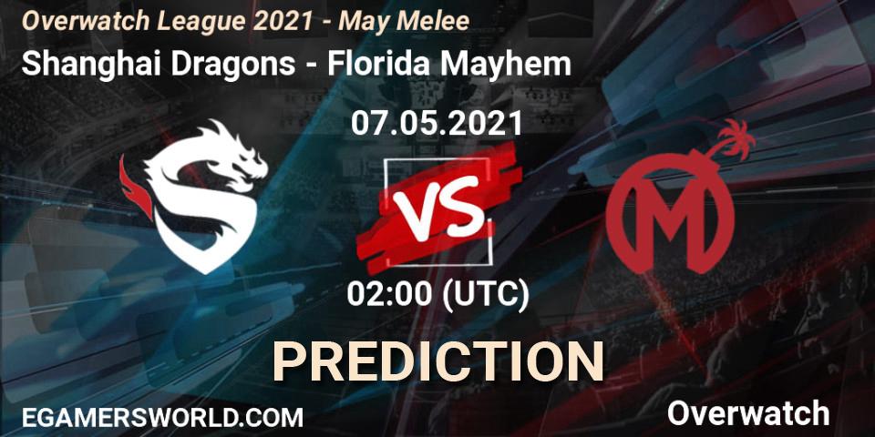 Shanghai Dragons - Florida Mayhem: ennuste. 07.05.2021 at 02:00, Overwatch, Overwatch League 2021 - May Melee