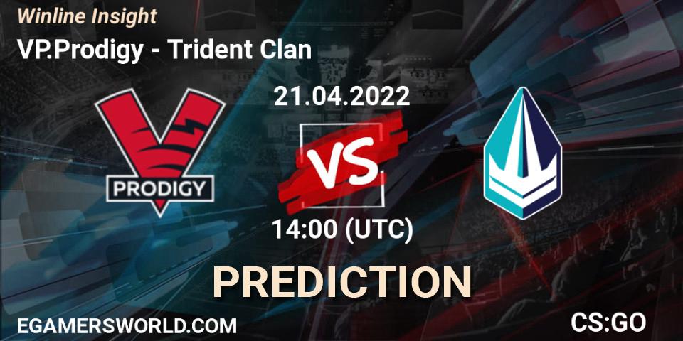 VP.Prodigy - Trident Clan: ennuste. 21.04.2022 at 14:00, Counter-Strike (CS2), Winline Insight