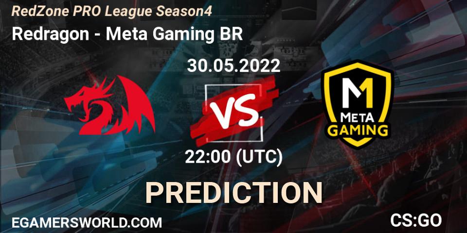 Redragon - Meta Gaming BR: ennuste. 02.06.2022 at 22:00, Counter-Strike (CS2), RedZone PRO League Season 4