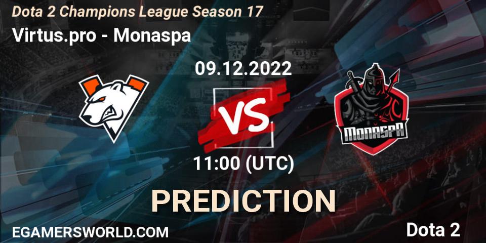 Virtus.pro - Monaspa: ennuste. 09.12.22, Dota 2, Dota 2 Champions League Season 17