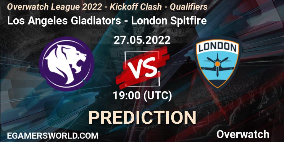 Los Angeles Gladiators - London Spitfire: ennuste. 27.05.2022 at 19:00, Overwatch, Overwatch League 2022 - Kickoff Clash - Qualifiers