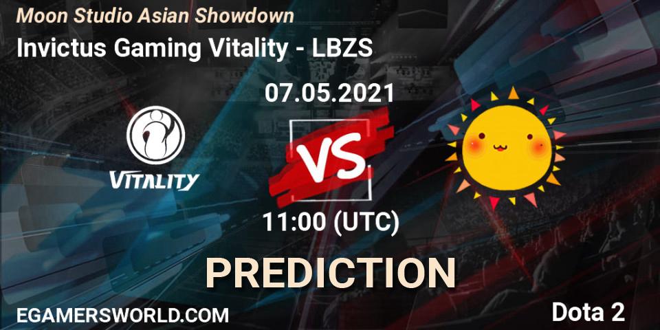 Invictus Gaming Vitality - LBZS: ennuste. 07.05.2021 at 11:39, Dota 2, Moon Studio Asian Showdown