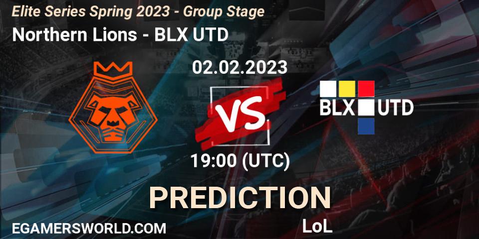 Northern Lions - BLX UTD: ennuste. 02.02.2023 at 19:00, LoL, Elite Series Spring 2023 - Group Stage