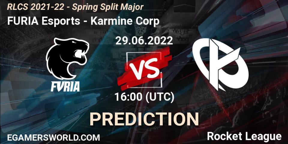 FURIA Esports - Karmine Corp: ennuste. 29.06.22, Rocket League, RLCS 2021-22 - Spring Split Major