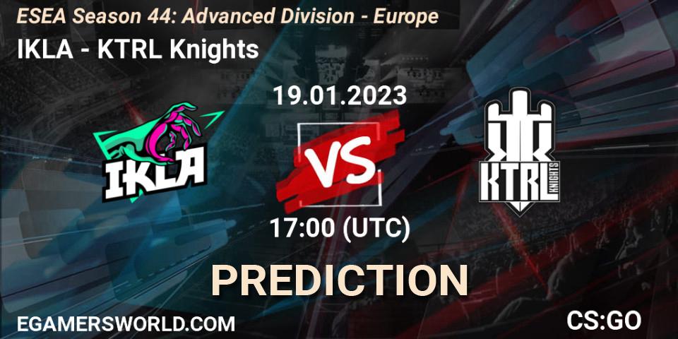 IKLA - Juggernauts: ennuste. 03.02.23, CS2 (CS:GO), ESEA Season 44: Advanced Division - Europe